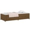 vidaXL Sof&aacute; cama sin colch&oacute;n madera maciza pino marr&oacute;n miel 90x190 cm