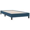 vidaXL Cama box spring con colch&oacute;n terciopelo azul oscuro 90x210 cm