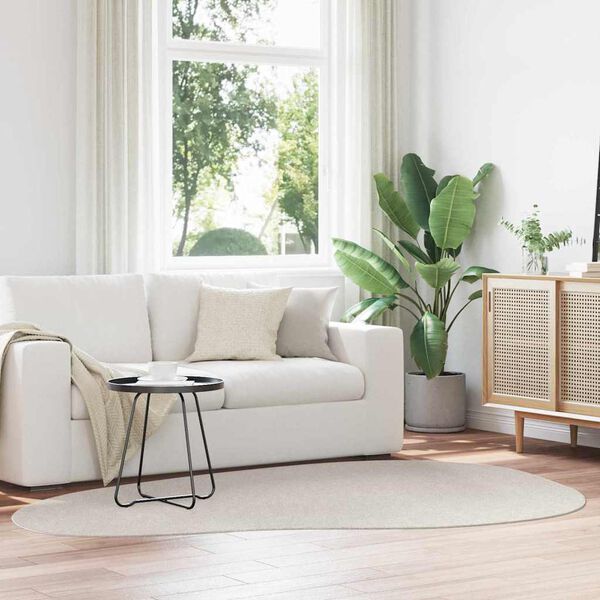 vidaXL Alfombras de &aacute;rea HUARTE Arena 160 x 230 cm Poli&eacute;ster