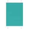 vidaXL Estor Plisado verde petr&oacute;leo 100x150 cm Tela Ancho 99,4 cm