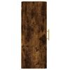 vidaXL Armario de pared roble ahumado 34,5x34x90 cm