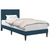 vidaXL Estructura de cama con cabecera Azul 100 x 200 cm Terciopelo
