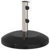 vidaXL Base para parasoles de 40-50 mm 26.75 kg Negro