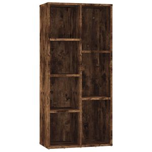 vidaXL Estanter&iacute;a color roble ahumado 50x25x106 cm
