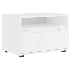 vidaXL Mueble de TV VISNES blanco 60x40x38 cm madera de ingenier&iacute;a