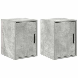 vidaXL Armarios de pared 2 uds para garaje madera de ingenier&iacute;a