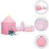 vidaXL Tienda de juegos para ni&ntilde;os con 250 bolas rosa 301x120x128 cm