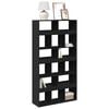 vidaXL Estanter&iacute;a de madera de ingenier&iacute;a negra 100x33x187,5 cm