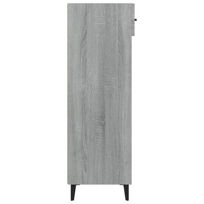 vidaXL Mueble zapatero madera contrachapada gris Sonoma 60x35x105 cm
