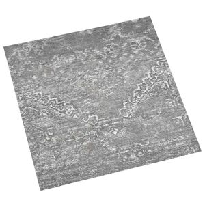vidaXL Tableros de Suelo 55 pcs Gris Concreto 5,11 m&sup2; PVC