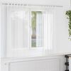 vidaXL Cortinas de gasa con trabillas 2 uds. color blanco 140x140 cm