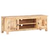 vidaXL Mueble para TV de madera maciza de mango rugosa 120x30x40 cm