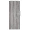 vidaXL Armarios de pared 2 uds madera de ingenier&iacute;a gris Sonoma