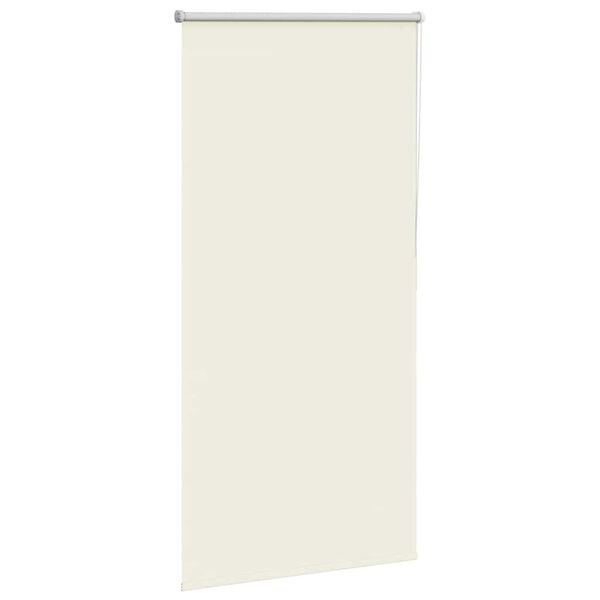 vidaXL Estor Enrollable Opaco Blanco Roto 80x175cm Tela Ancho 75,7cm