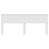 vidaXL Cabecero Brillante 200 cm Madera contrachapada