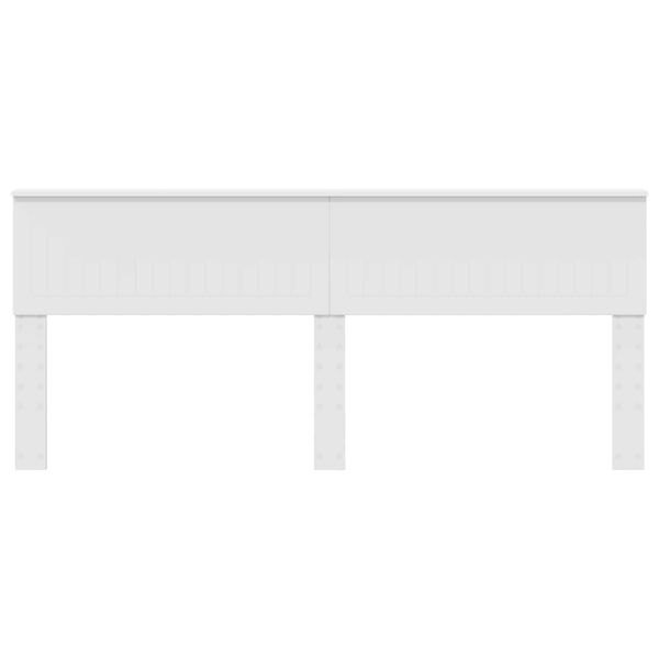 vidaXL Cabecero Brillante 200 cm Madera contrachapada