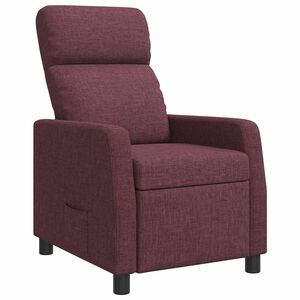 vidaXL Recliner Morado Tela