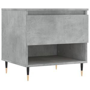 vidaXL Mesa de centro madera de ingenier&iacute;a gris hormig&oacute;n 50x46x50 cm