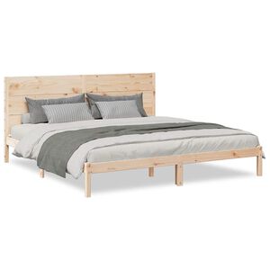 vidaXL Cama extralarga sin colchón madera maciza 200x220 cm