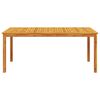 vidaXL Juego de comedor de jardín 9 piezas 180x90x75 cm madera maciza de acacia