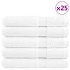vidaXL Toallas premium SOLUND 25 uds blanco 100x200 cm 600 gsm