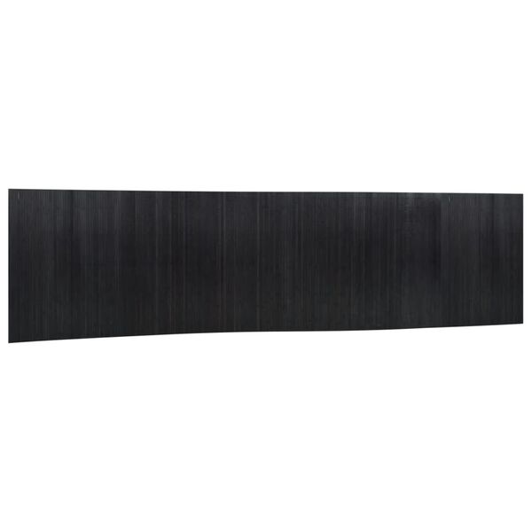 vidaXL Biombo divisor de bambú negro 165x800 cm