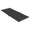 vidaXL Coj&iacute;n silla de jard&iacute;n respaldo alto 6 uds tela negro 120x50x3cm
