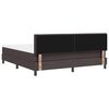 vidaXL Cama tipo Box Spring Marr&oacute;n Oscuro 180 x 200 cm tela