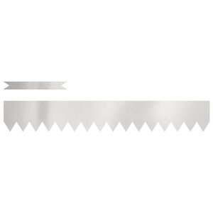vidaXL Borde de C&eacute;sped 10 uds. 100 x 0,05 x 15 cm Acero inoxidable