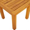vidaXL Mesa lateral Marr&oacute;n 35 x 35 x 34 cm Madera maciza de Acacia