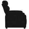 vidaXL Sill&oacute;n reclinable de terciopelo negro
