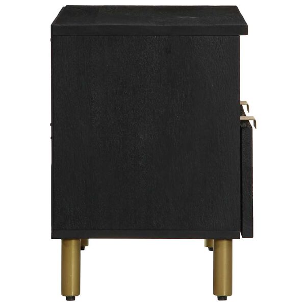 vidaXL Mueble de TV madera de ingenier&iacute;a negro 70x33x46 cm