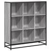 vidaXL Estanter&iacute;a madera y metal gris Sonoma 97,5x33x107,5 cm