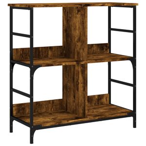 vidaXL Estanter&iacute;a de madera de ingenier&iacute;a roble ahumado 78,5x33x82 cm