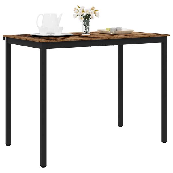 vidaXL Mesa de barra de pie Madera de ingenier&iacute;a