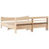 vidaXL Estructura de cama con cabecero madera maciza pino 180x200 cm