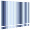 vidaXL Tela de recambio para toldo Azul y blanco 350 x 200 cm Lona