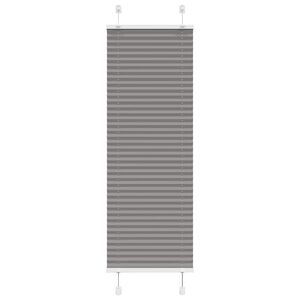 vidaXL Estor Plisado Antracita 40x100 cm Tela Ancho 39,4 cm Poli&eacute;ster