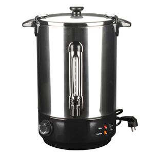 vidaXL Calentador de vino de acero inoxidable 15 L 2500 W