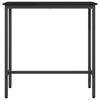 vidaXL Mesa Roble Negro 100 x 40 x 100,5 cm
