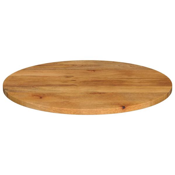 vidaXL Tablero de mesa redondo madera maciza de mango &Oslash; 90x2,5 cm