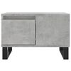 vidaXL Mesa de centro madera contrachapada gris hormig&oacute;n 55x55x36,5 cm