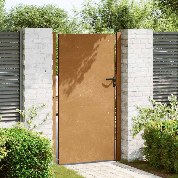 vidaXL Puerta de jard&iacute;n 100x175 cm de acero corten