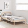 vidaXL Estructura de cama Natural 75 x 190 cm Madera de pino macizo