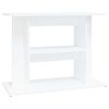 vidaXL Soporte para acuario madera de ingenier&iacute;a blanco 80x35x60 cm