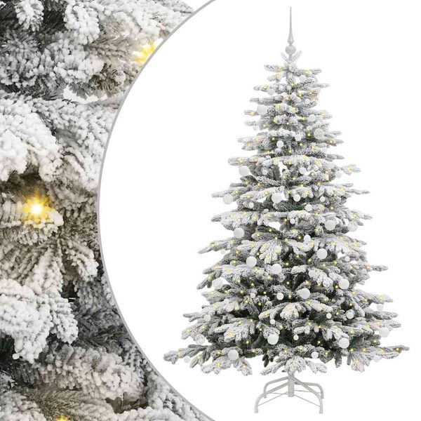 vidaXL &Aacute;rbol de Navidad artificial con ramas articuladas 180 cm
