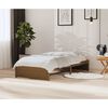 vidaXL Estructura cama sin colch&oacute;n madera maciza marr&oacute;n miel 90x200 cm