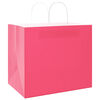 vidaXL Bolsas de papel con asas 50 uds rosa 32x22x28 cm
