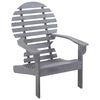 vidaXL Silla Adirondack madera maciza de acacia gris