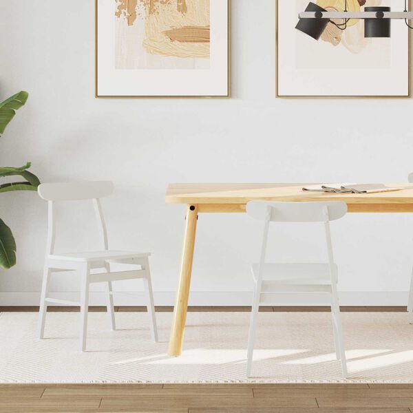 vidaXL Silla de comedor 2 pcs 43 x 44,5 x 77 cm